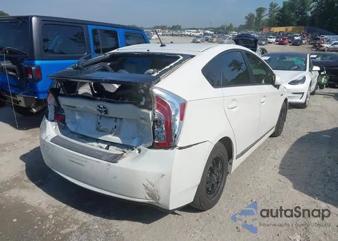 2012 Toyota Prius Two from USA, damaged, VIN JTDKN3DU3C5462777